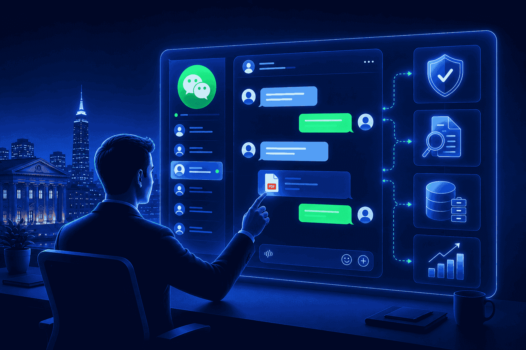 How Do Financial Institutions Comply with Regulations When Using WeChat?